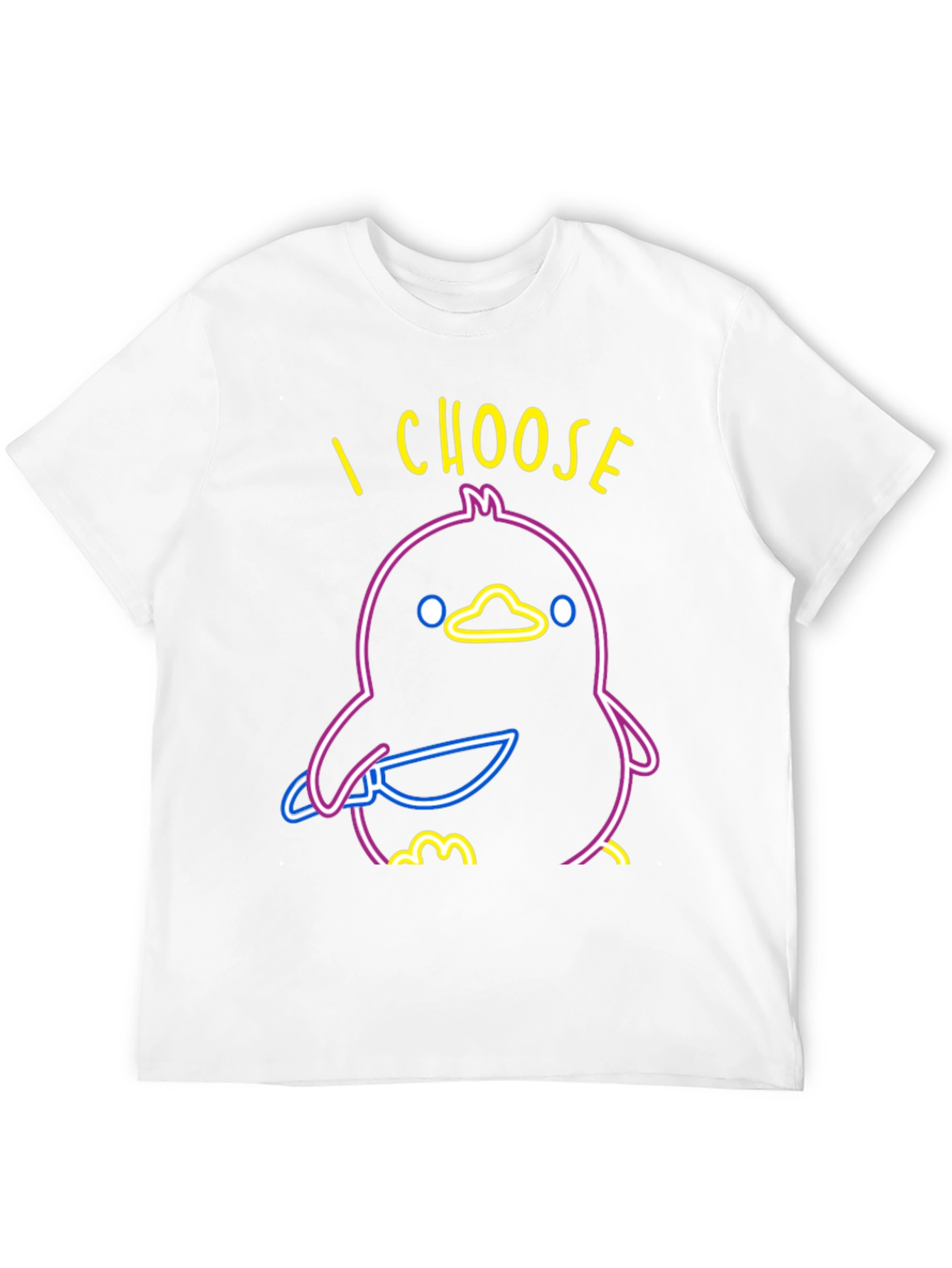 I Choose Violence Duck Graphic Tee