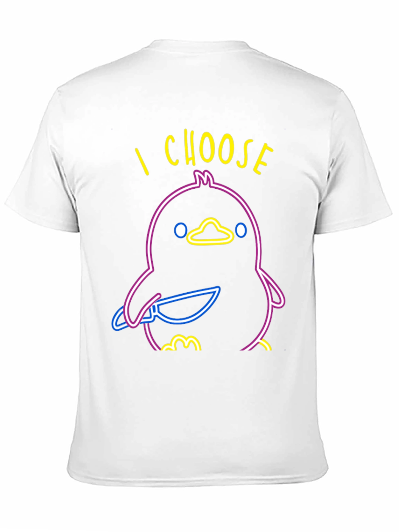 I Choose Violence Duck Graphic Tee