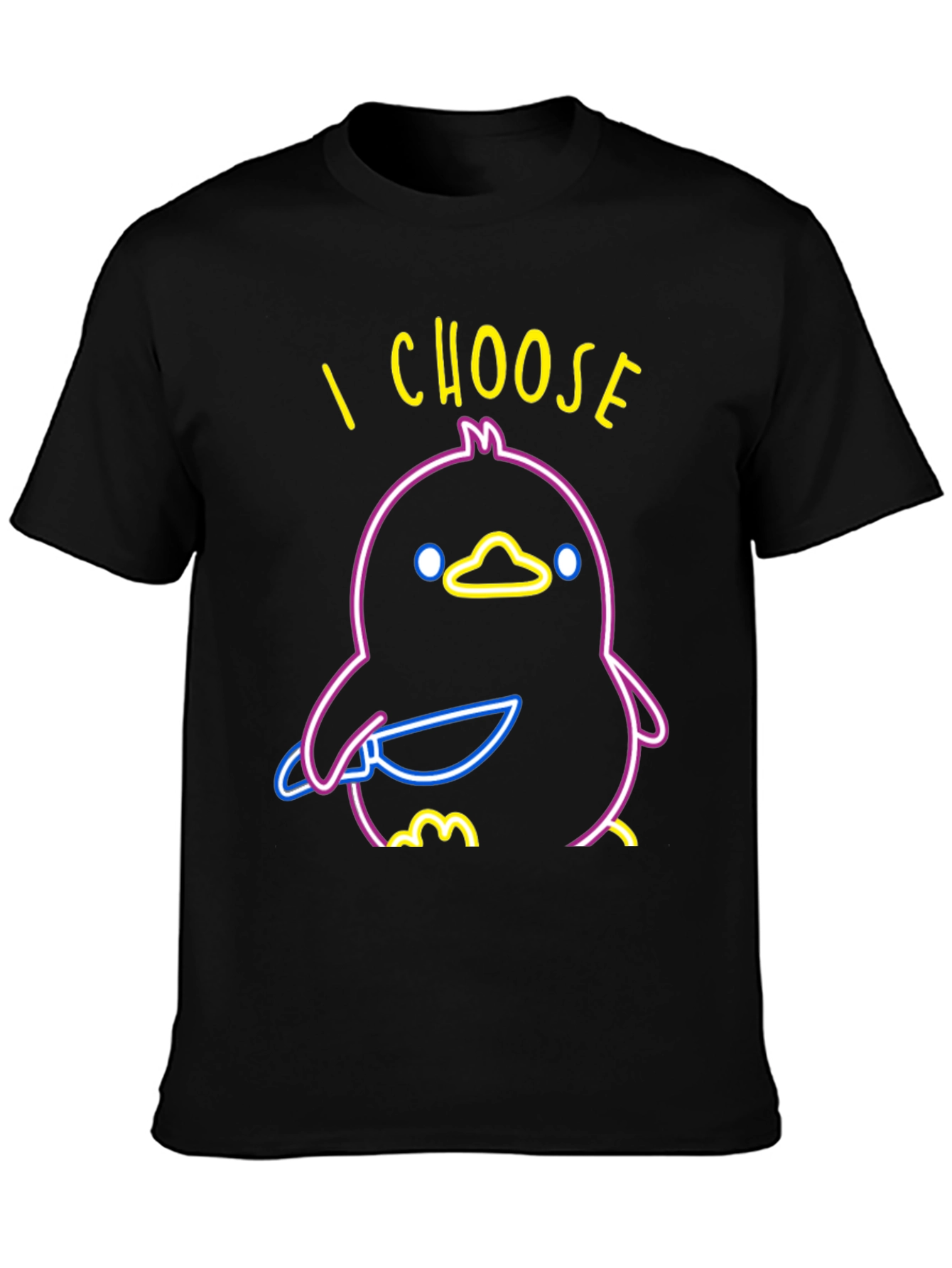I Choose Violence Duck Graphic Tee