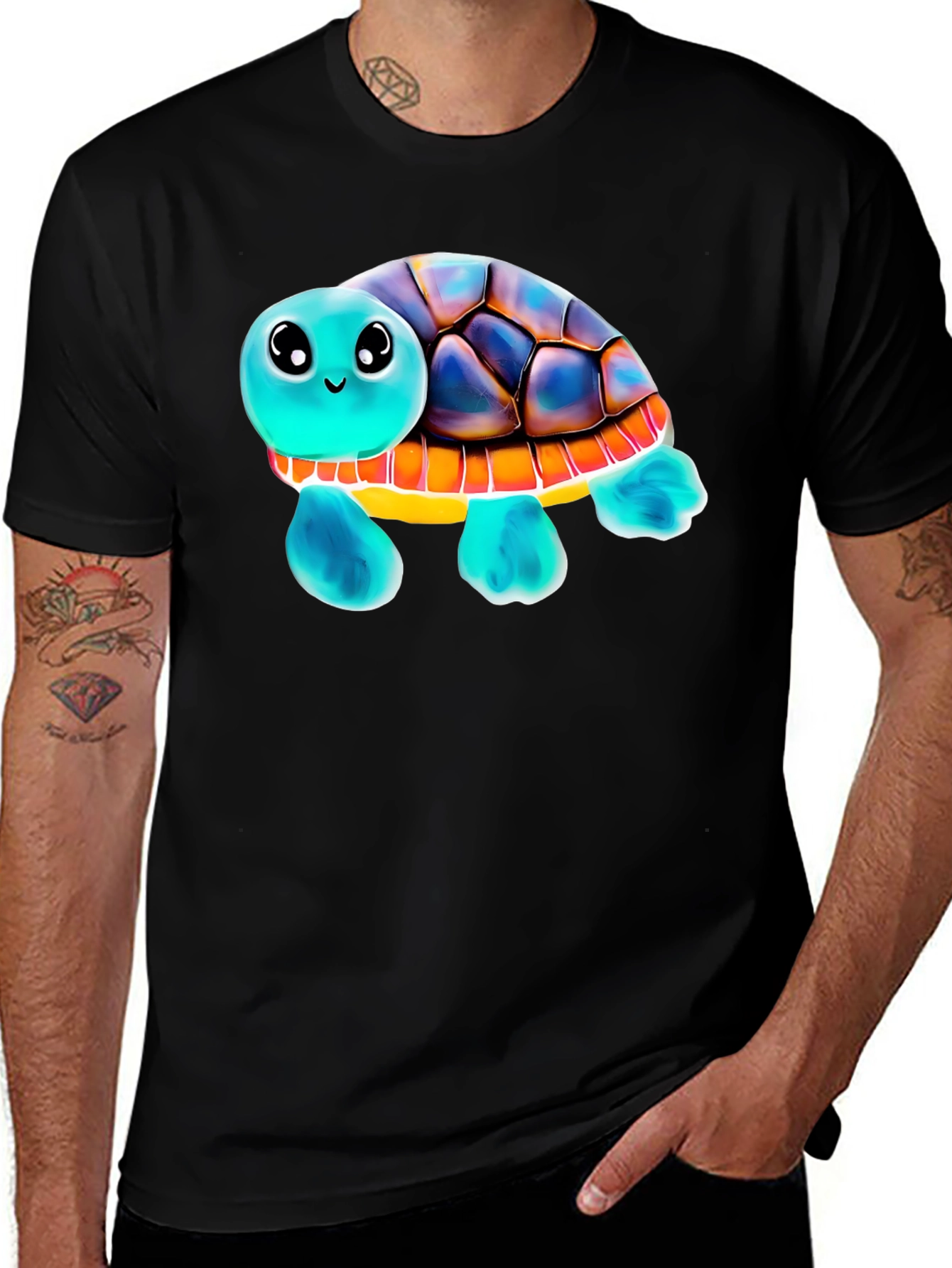 Cute Turtle Graphic Tee