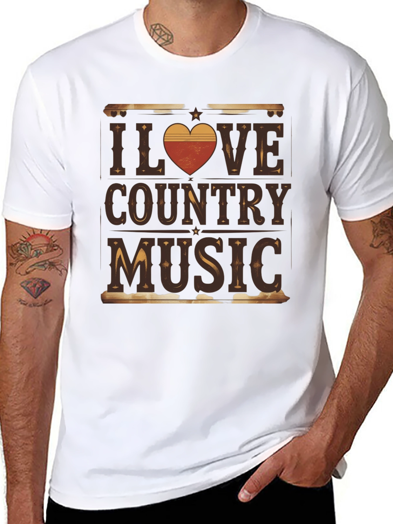 I Love Country Music Tee