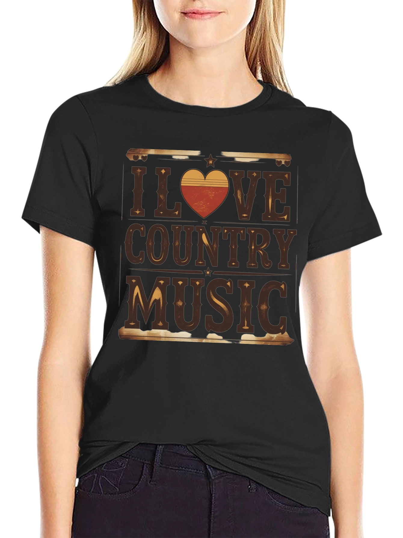 I Love Country Music Tee