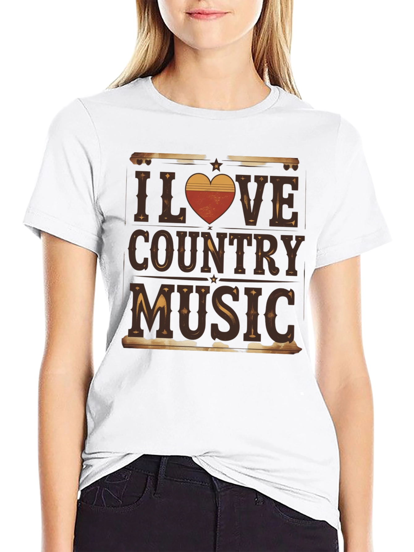 I Love Country Music Tee