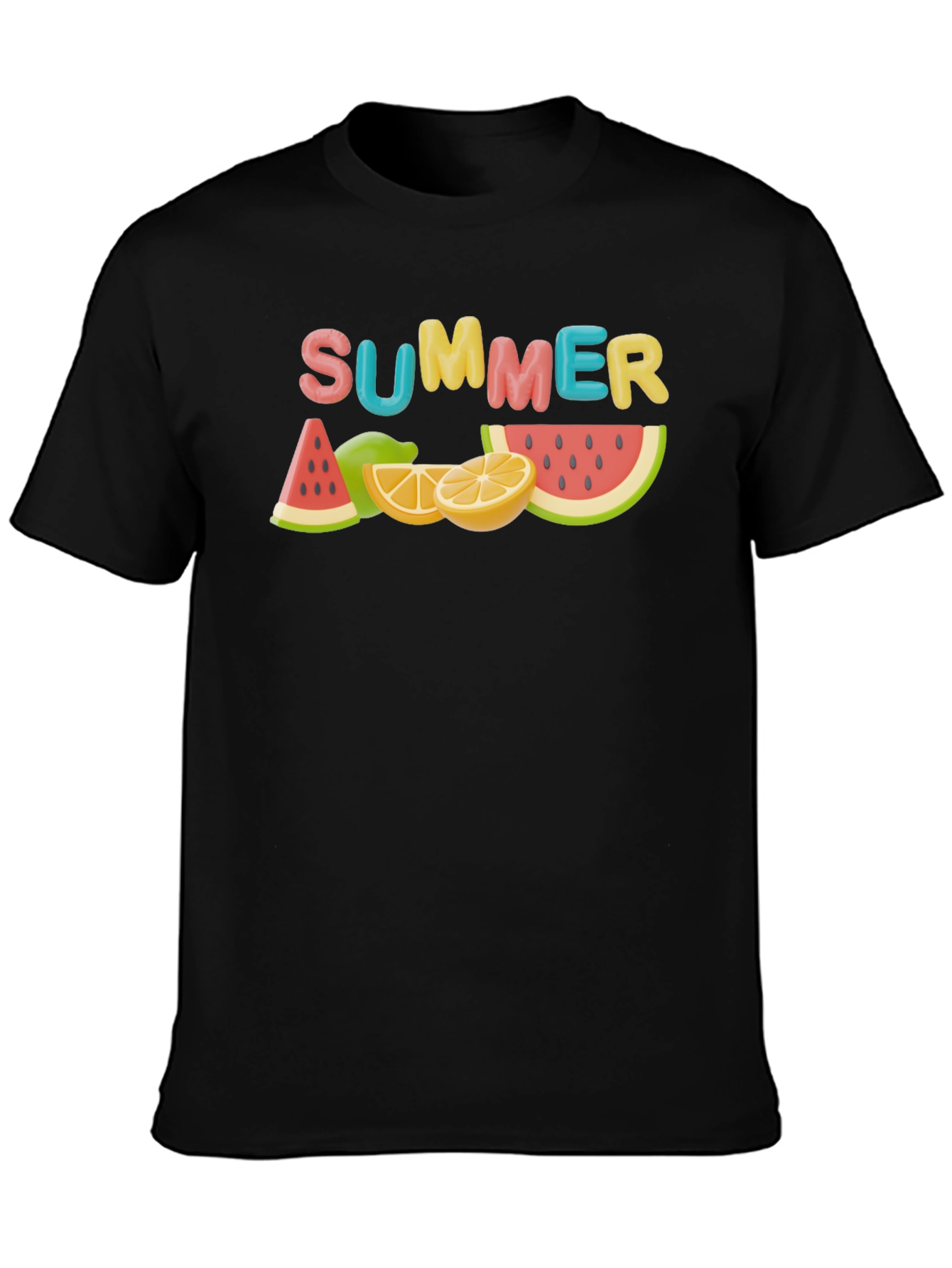Summer Fruit Graphic T-Shirt