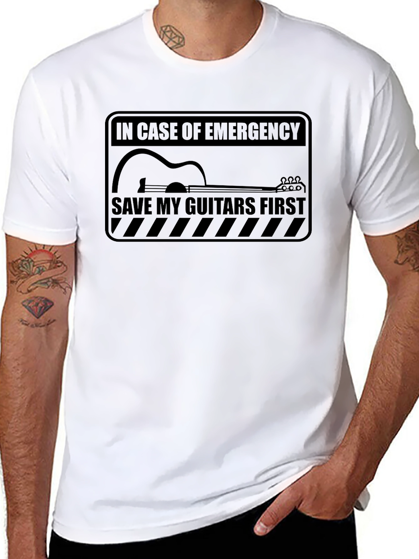 Emergency Save My Guitars First T-Shirt