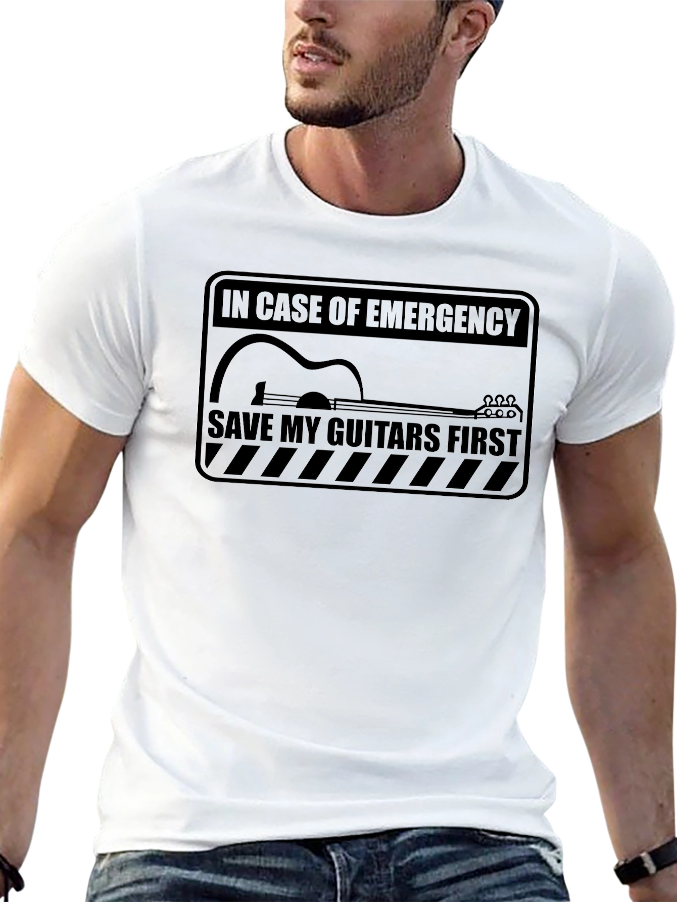 Emergency Save My Guitars First T-Shirt
