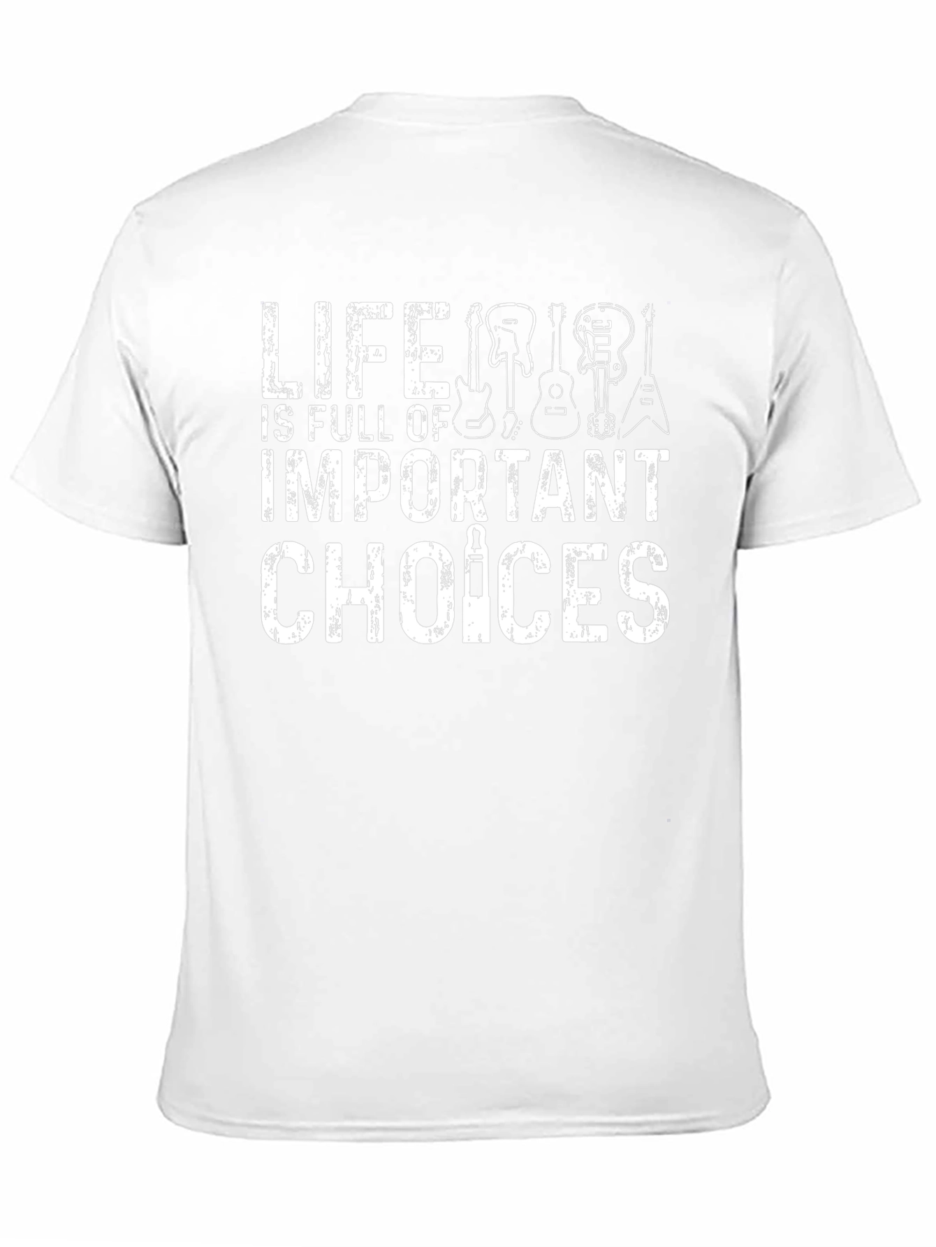 Life Choices Guitar Graphic T-Shirt