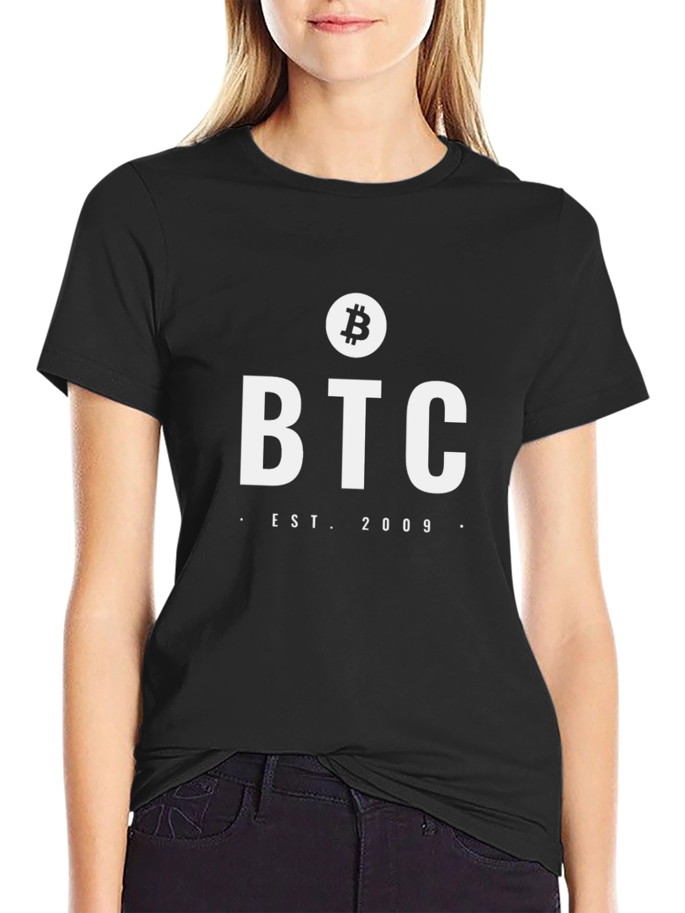 Bitcoin BTC Est. 2009 Black T-Shirt