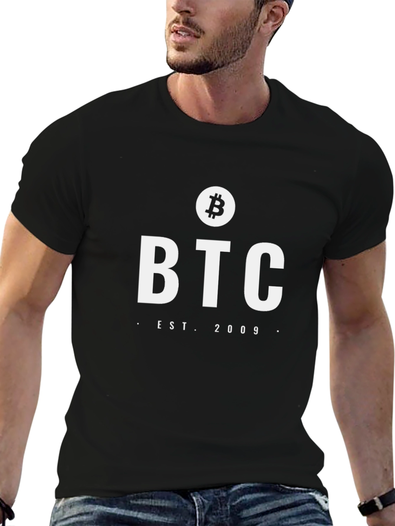 Bitcoin BTC Est. 2009 Black T-Shirt