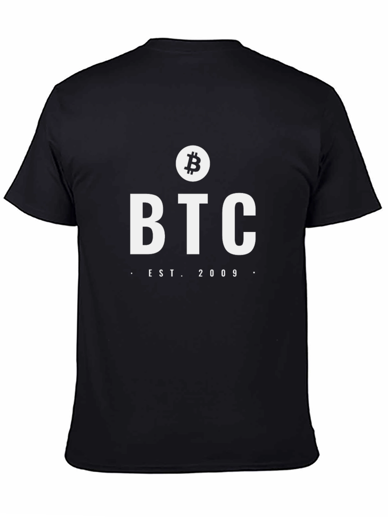 Bitcoin BTC Est. 2009 Black T-Shirt