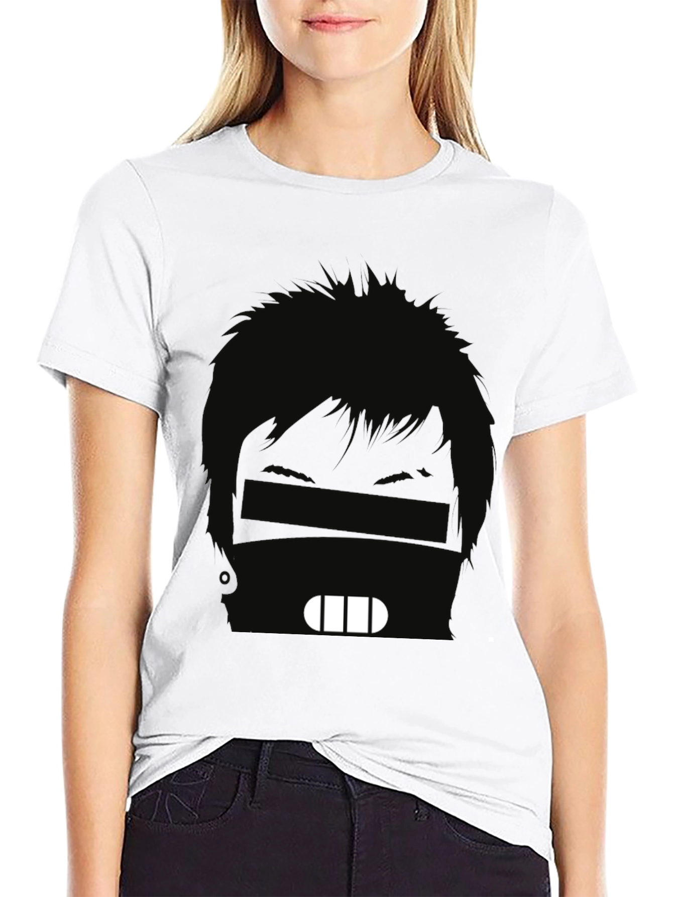 Abstract Bruce Lee Black T-Shirt