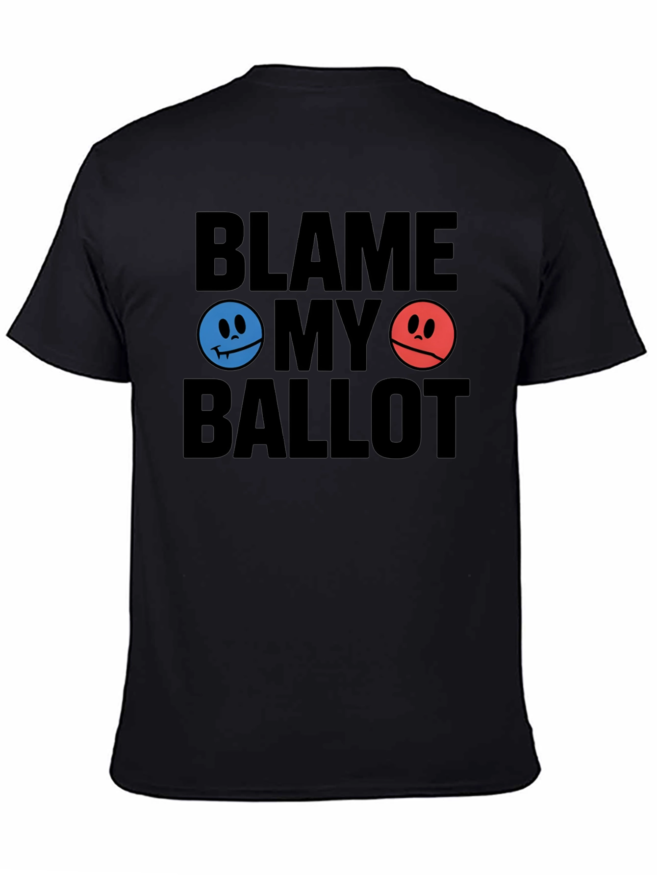 Blame My Ballot Graphic T-Shirt - Black