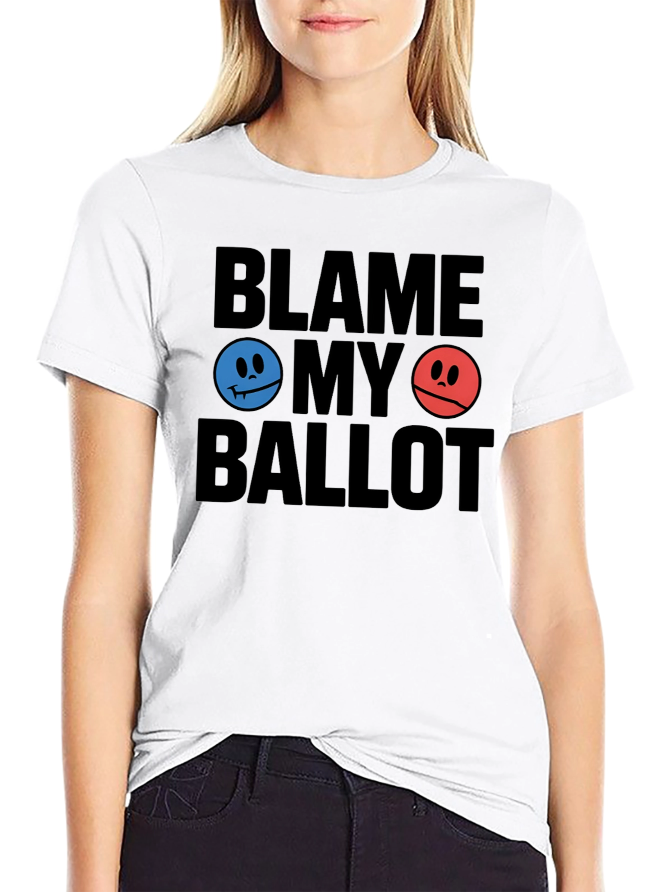 Blame My Ballot Graphic T-Shirt - Black