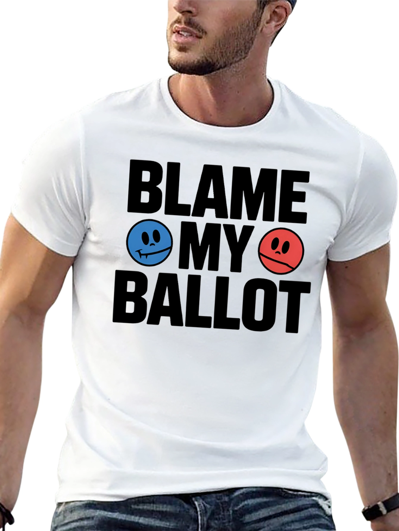 Blame My Ballot Graphic T-Shirt - Black