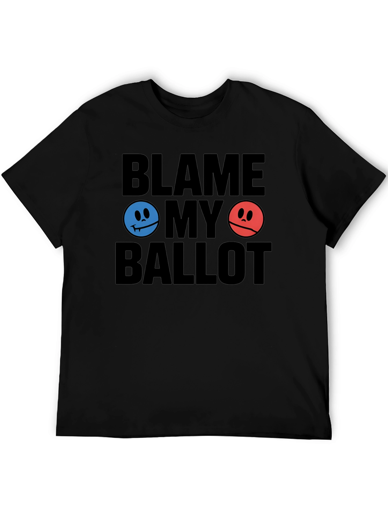Blame My Ballot Graphic T-Shirt - Black