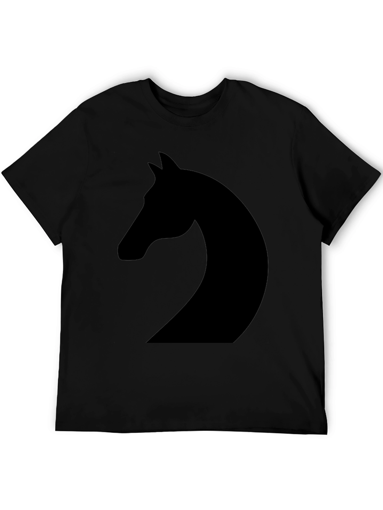 Equestrian Knight Black T-Shirt
