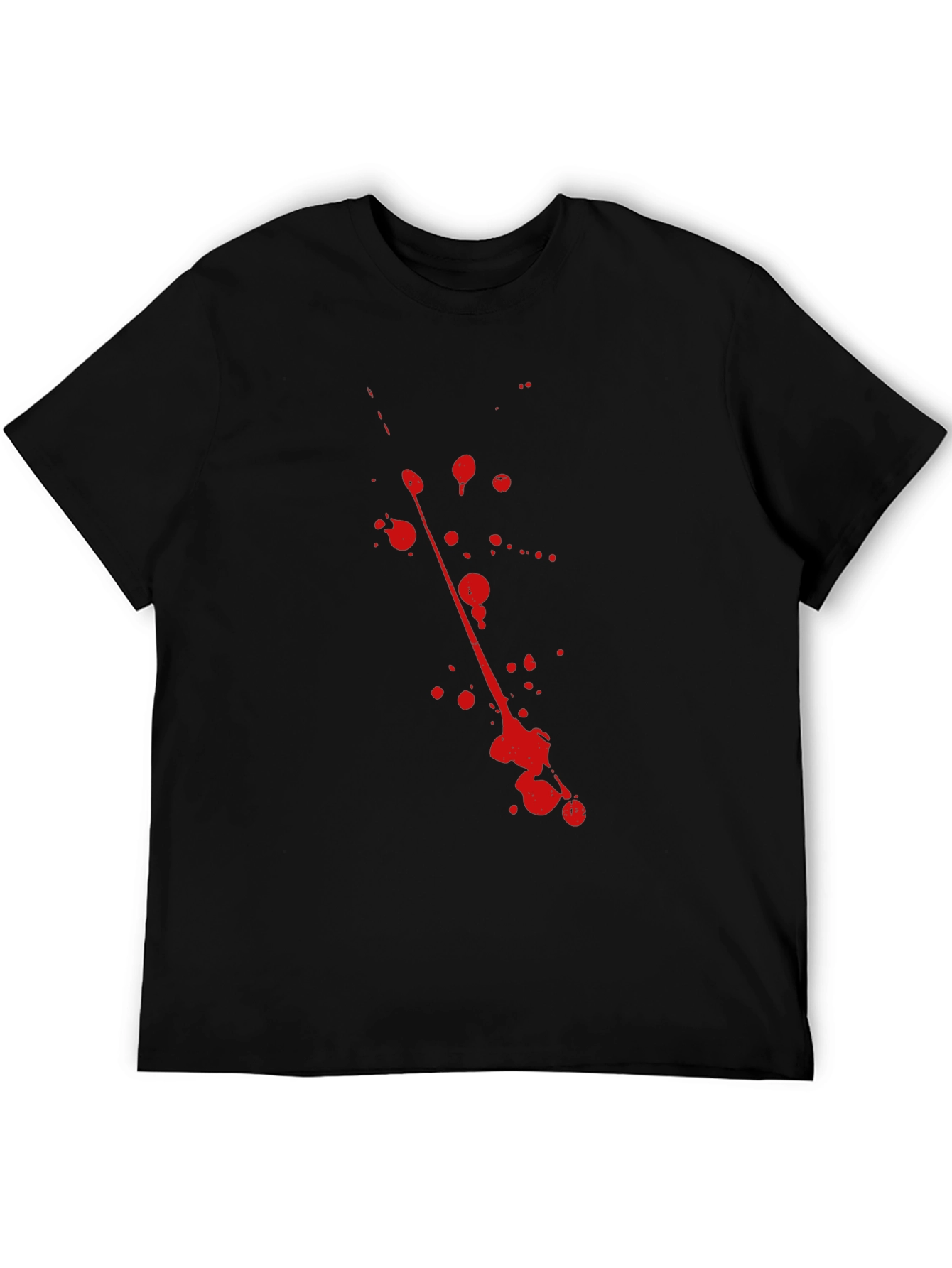 Blood Splatter Black T-Shirt - Graphic Tee