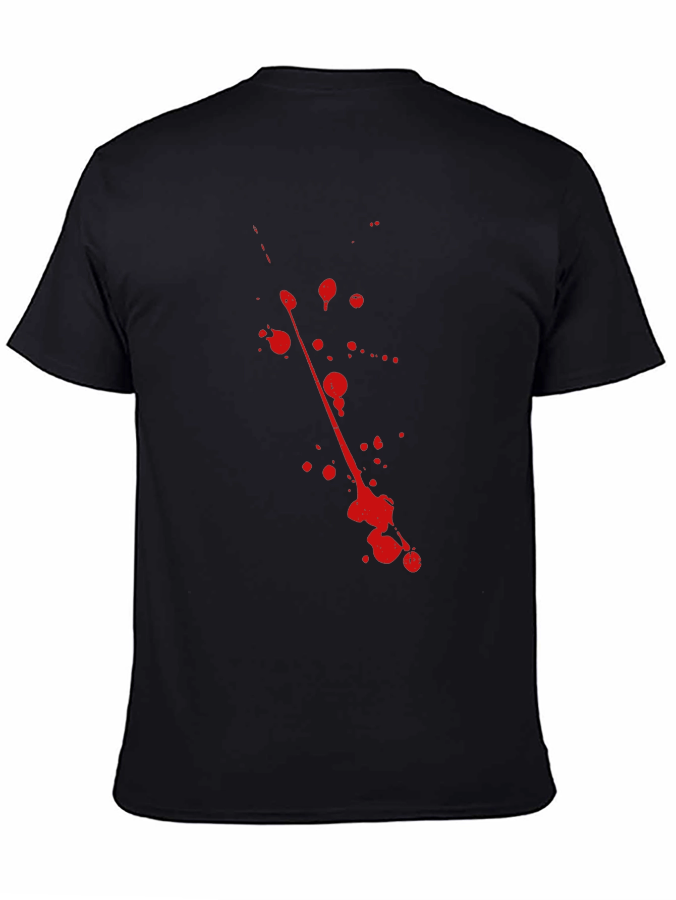Blood Splatter Black T-Shirt - Graphic Tee