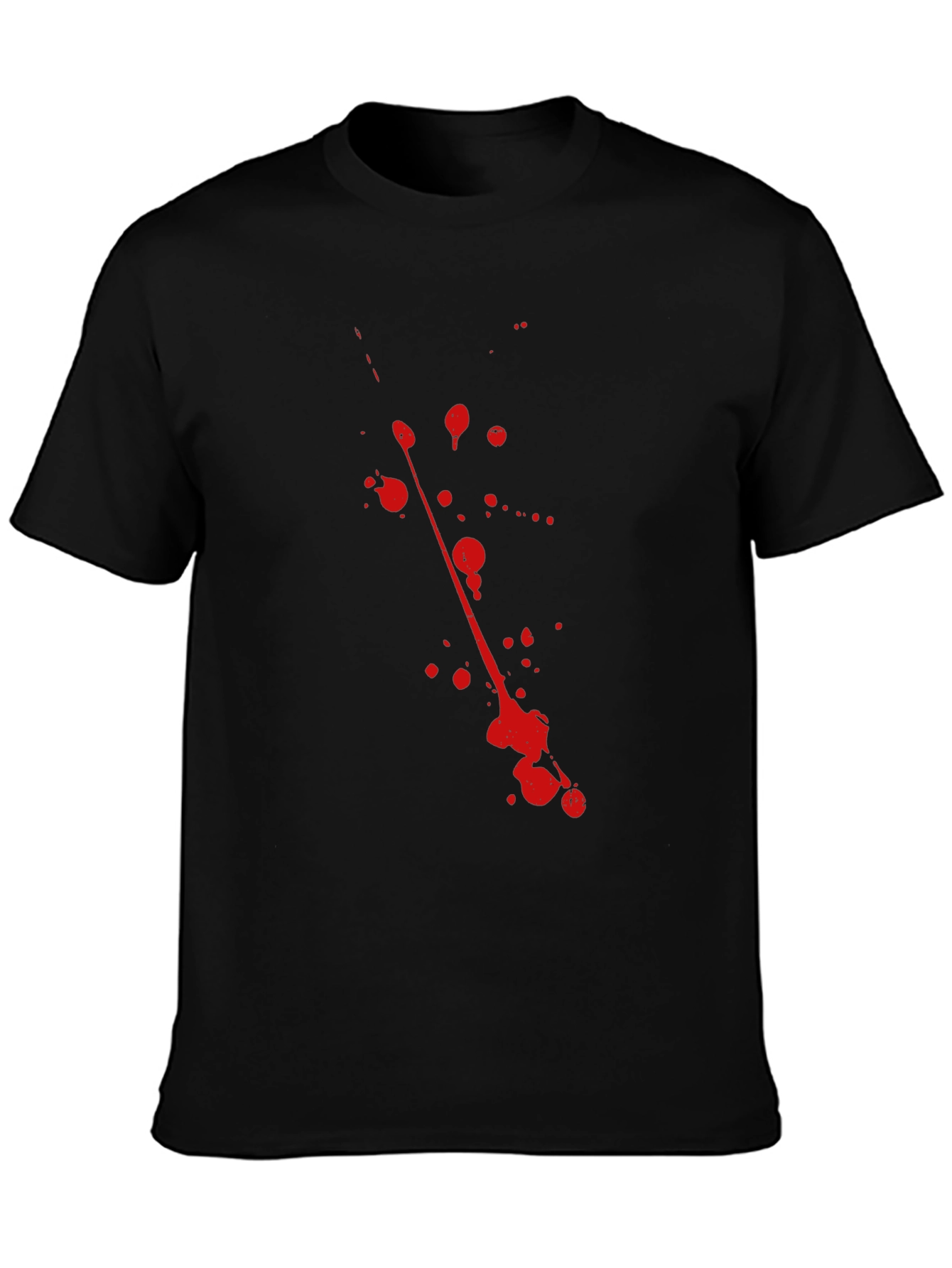 Blood Splatter Black T-Shirt - Graphic Tee