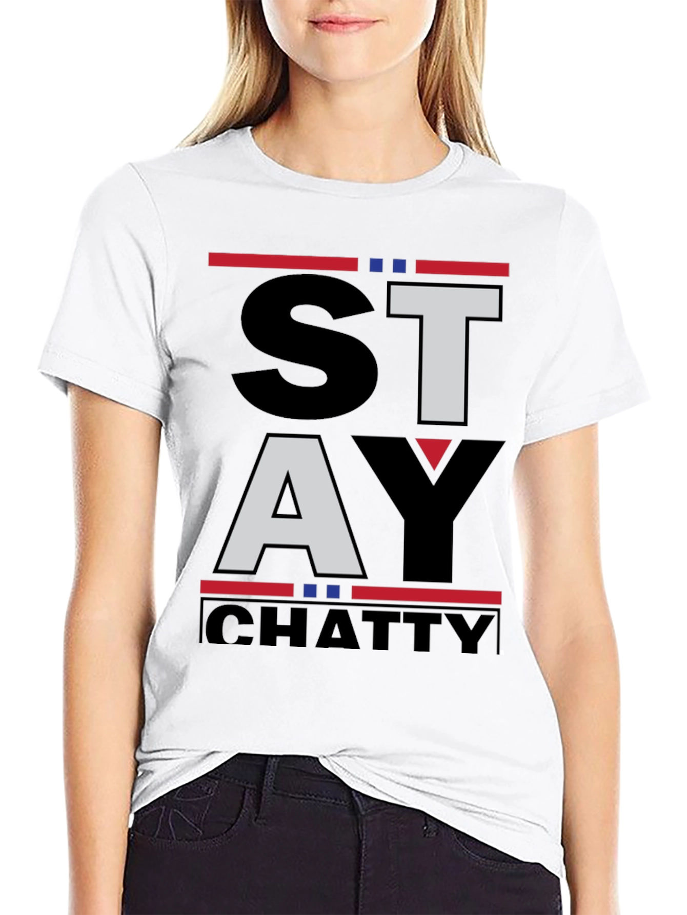 Stay Chatty Graphic T-Shirt