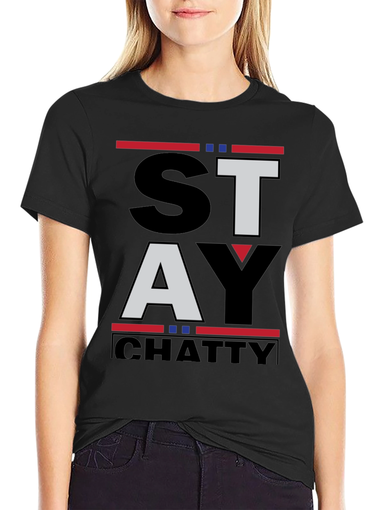 Stay Chatty Graphic T-Shirt