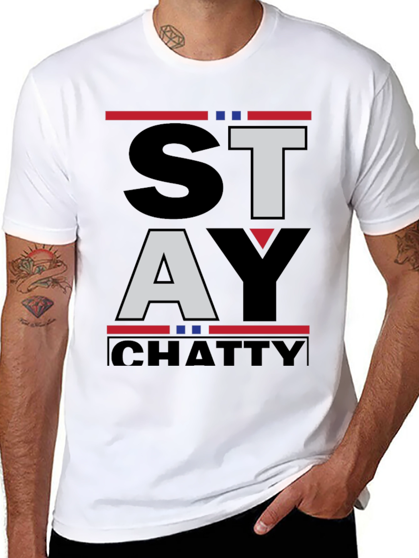 Stay Chatty Graphic T-Shirt