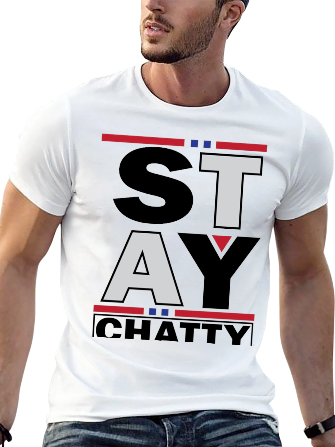 Stay Chatty Graphic T-Shirt