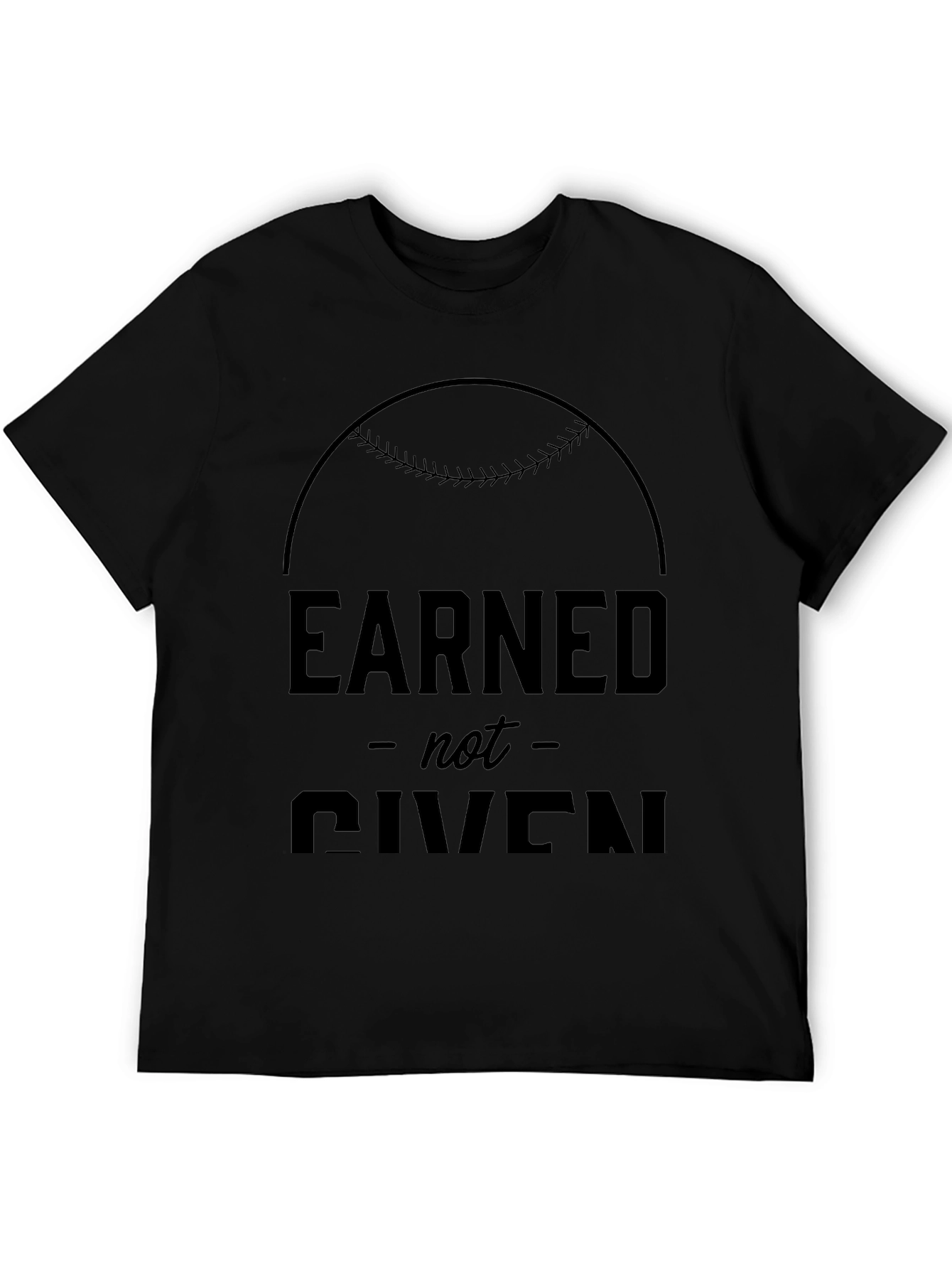 Earned Not Given Baseball Graphic Tee