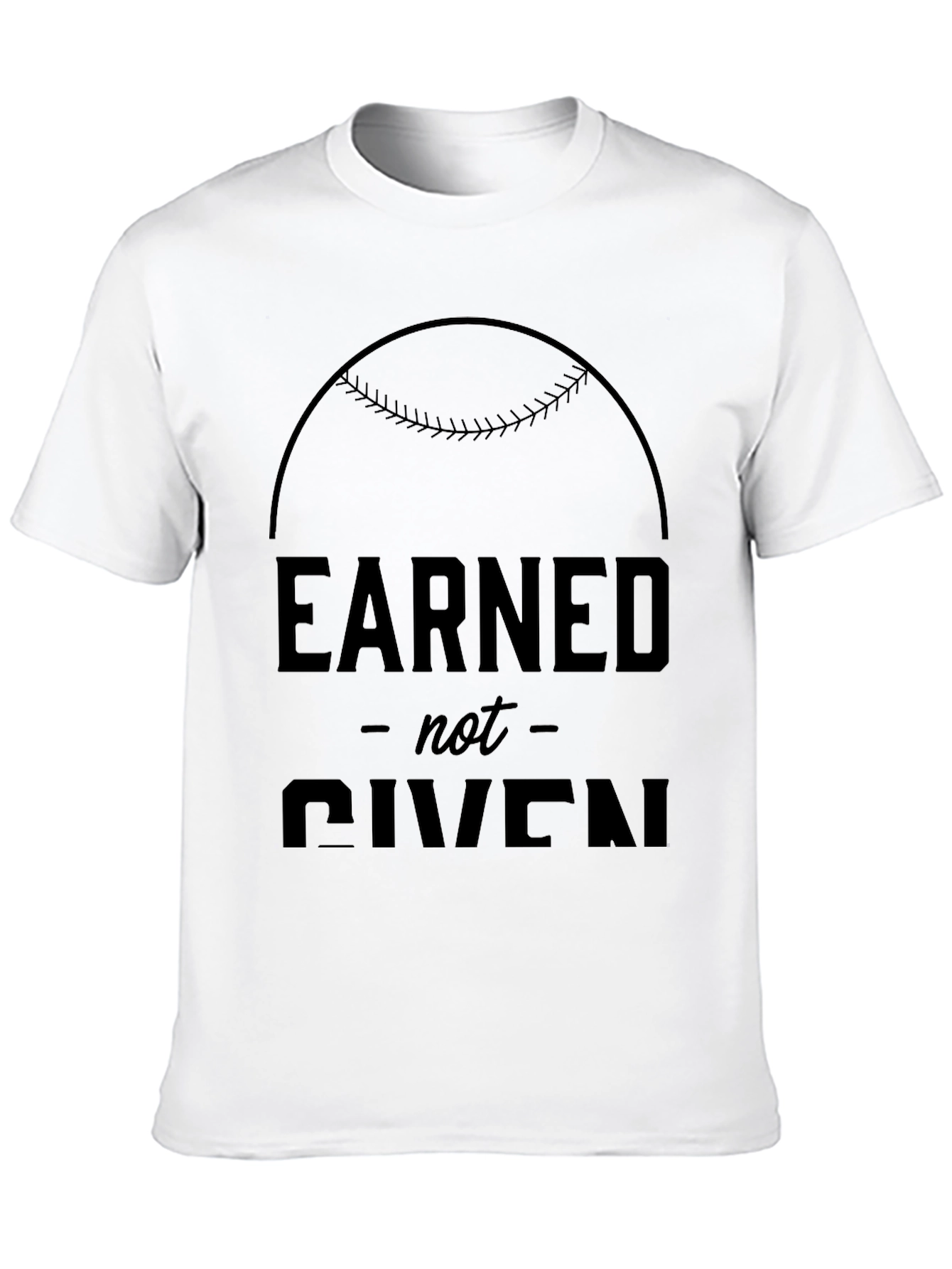 Earned Not Given Baseball Graphic Tee