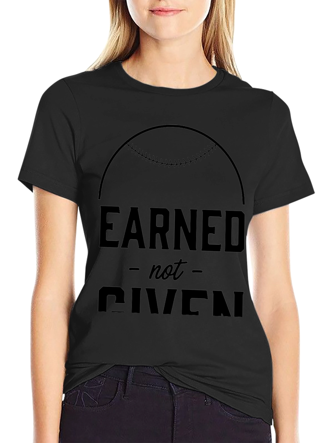 Earned Not Given Baseball Graphic Tee