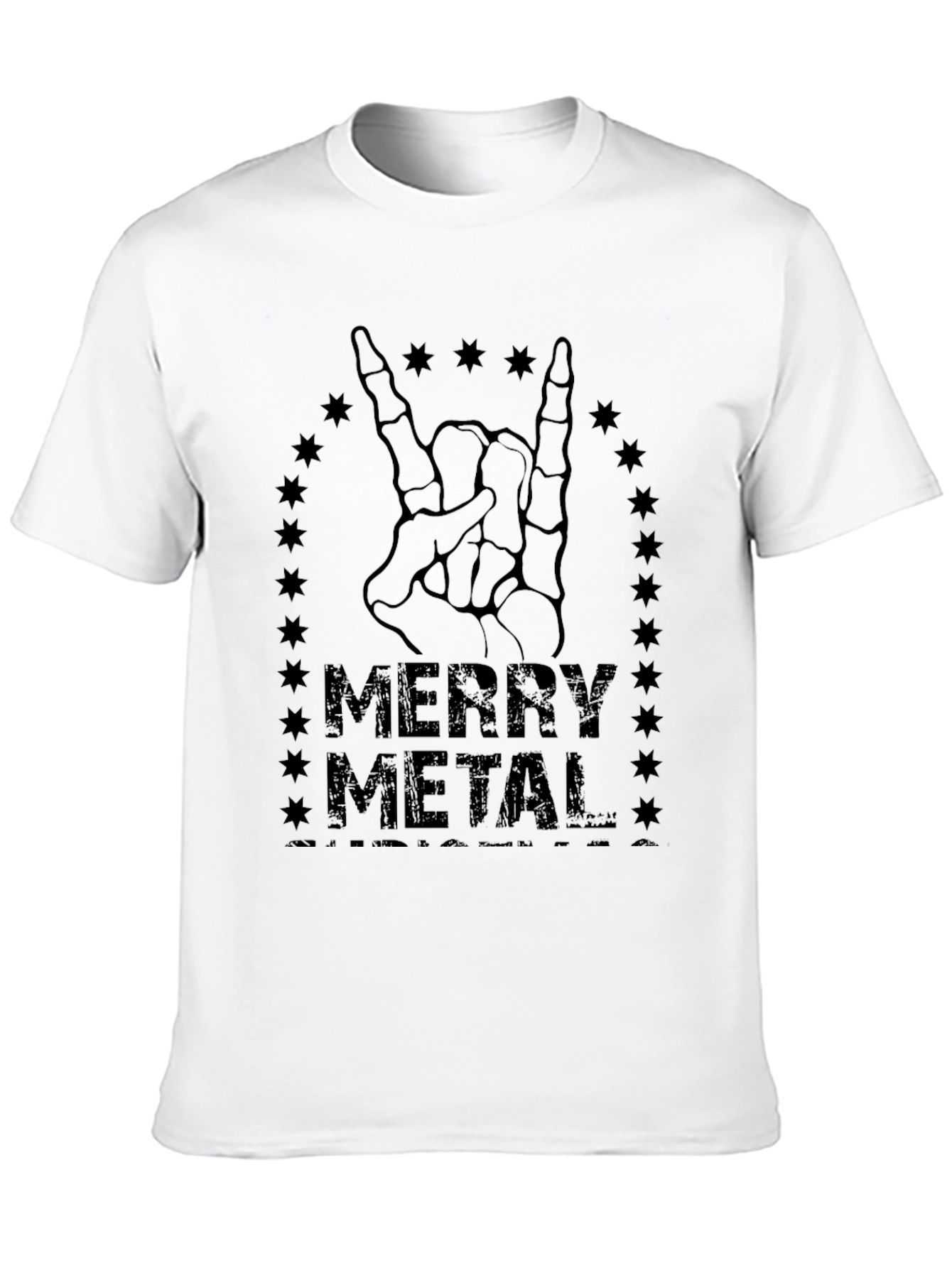 Merry Metal Graphic T-Shirt - Rock On!