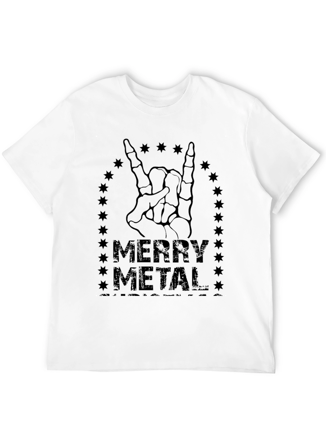 Merry Metal Graphic T-Shirt - Rock On!