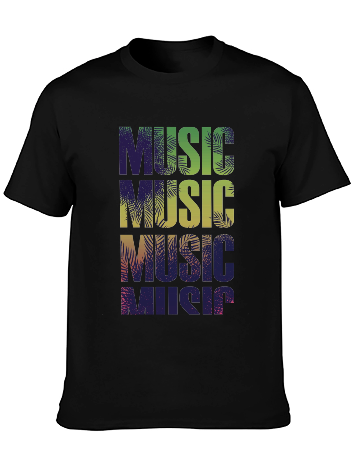 Tropical Music Vibes Graphic Tee
