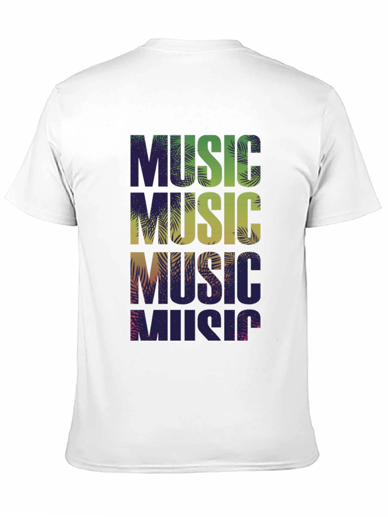 Tropical Music Vibes Graphic Tee