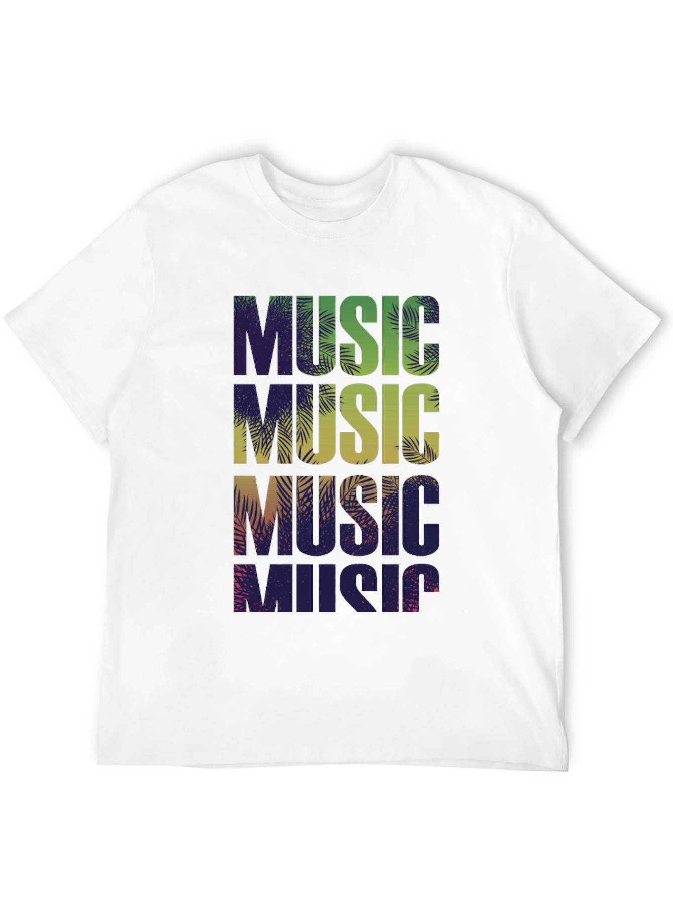 Tropical Music Vibes Graphic Tee