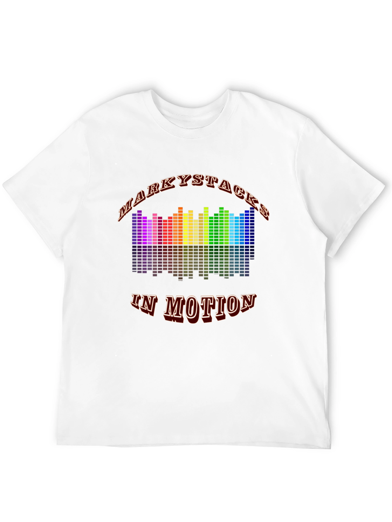 Markystacks In Motion Black Graphic T-Shirt