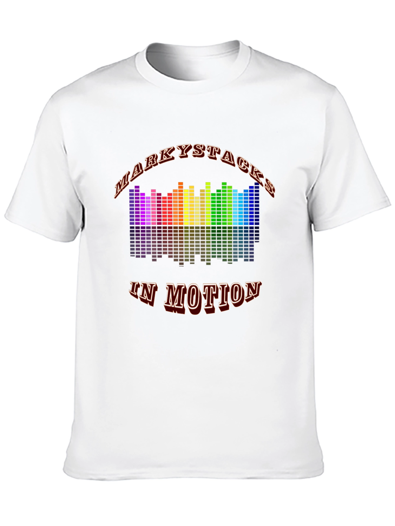 Markystacks In Motion Black Graphic T-Shirt