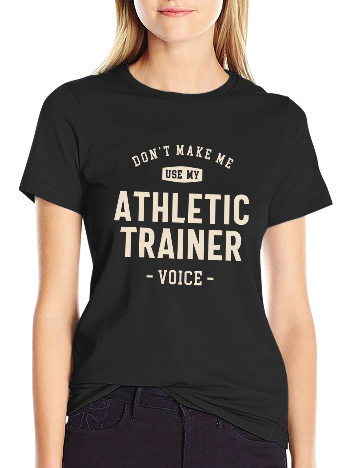 Athletic Trainer T-Shirt - Funny Trainer Voice Tee