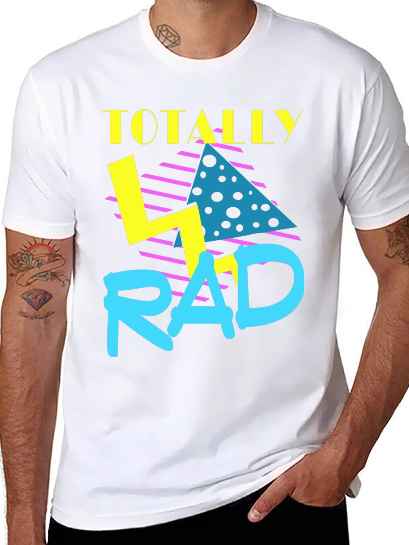 Totally Rad Retro Graphic Tee - 80s Throwback T-Shirt
