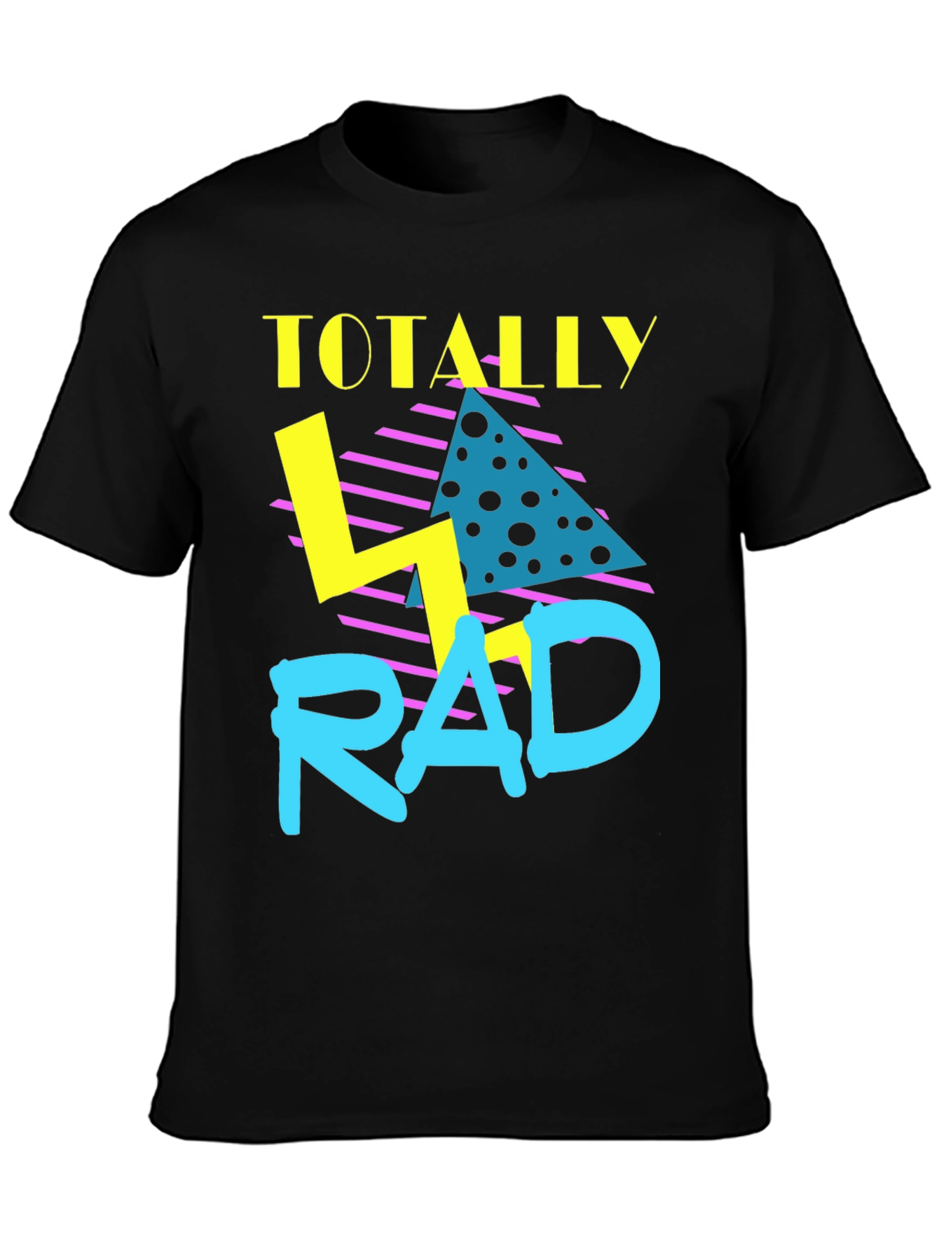 Totally Rad Retro Graphic Tee - 80s Throwback T-Shirt