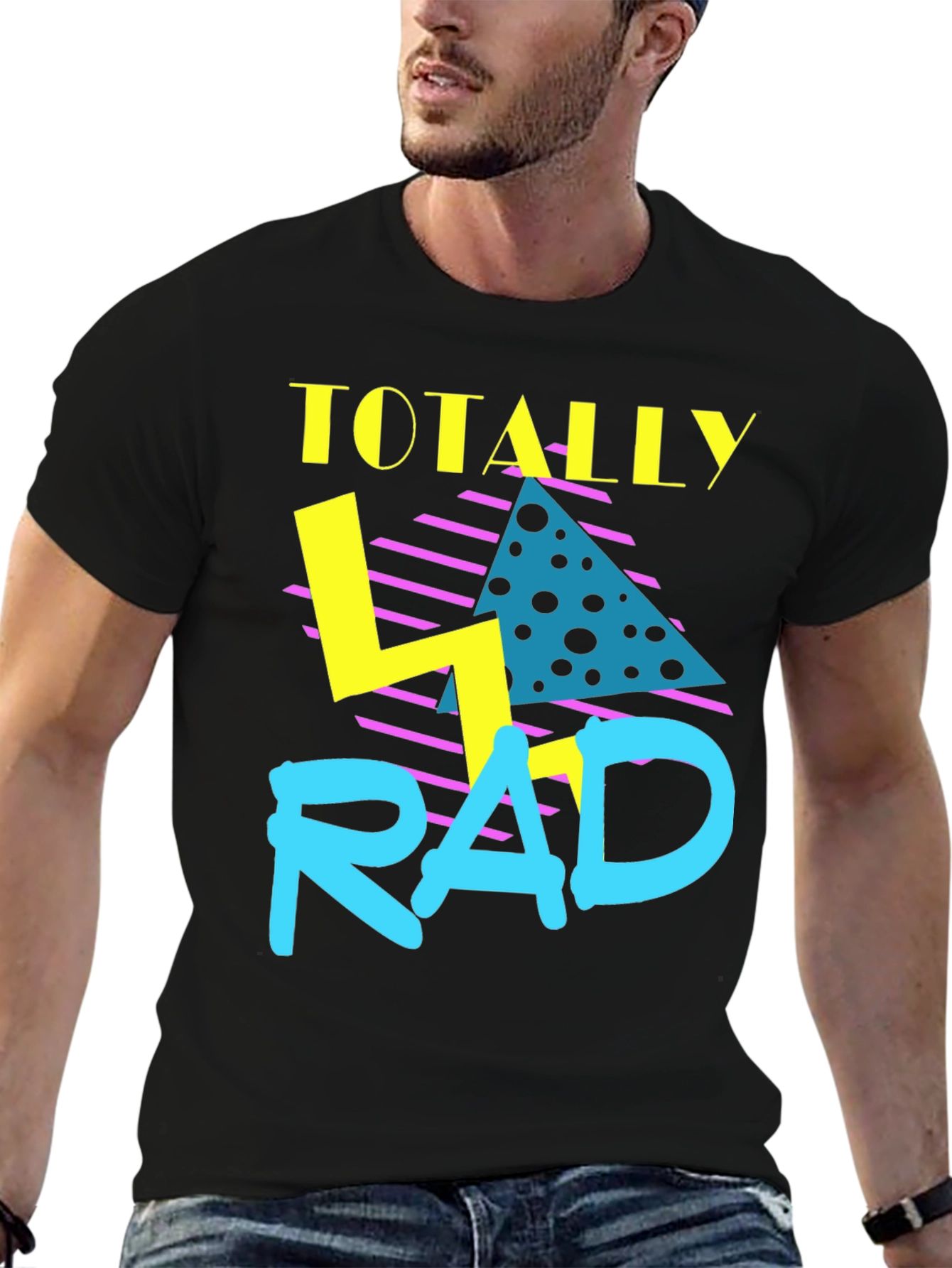 Totally Rad Retro Graphic Tee - 80s Throwback T-Shirt