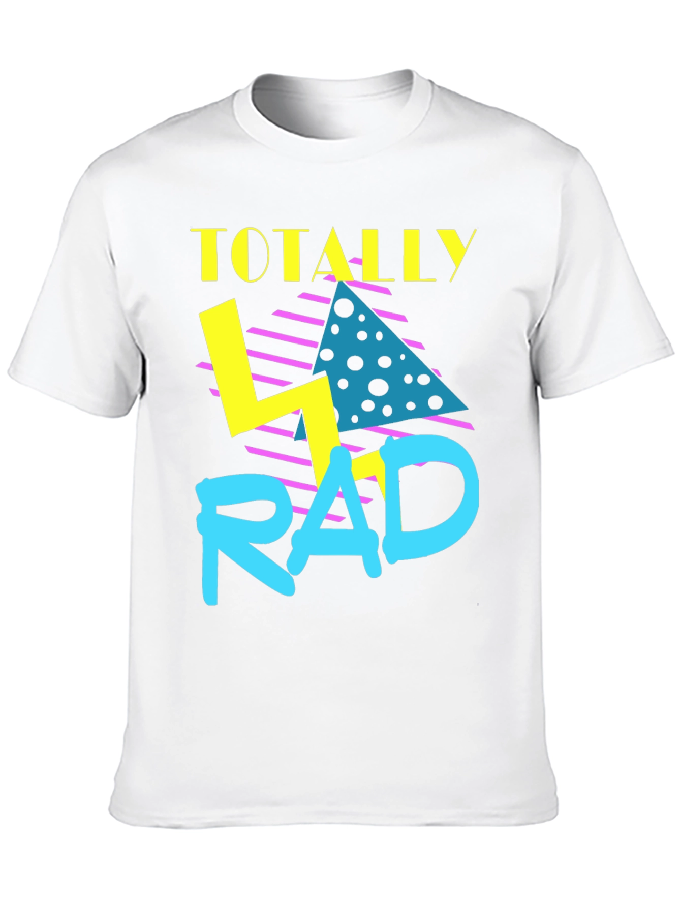 Totally Rad Retro Graphic Tee - 80s Throwback T-Shirt