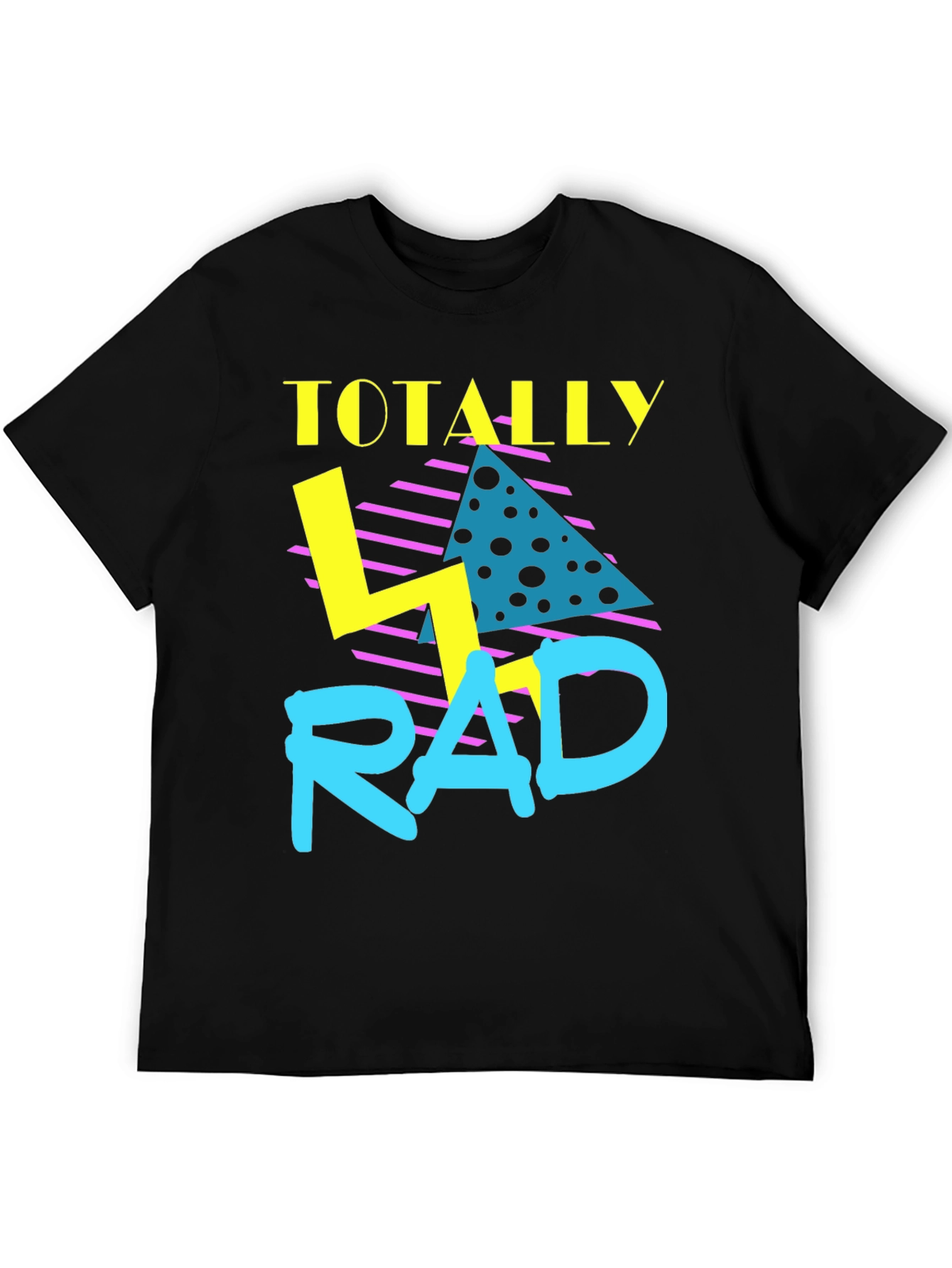 Totally Rad Retro Graphic Tee - 80s Throwback T-Shirt
