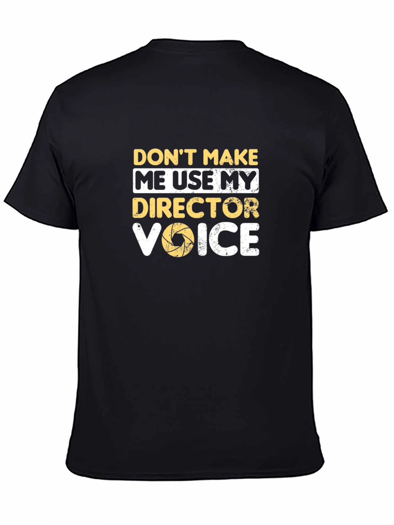 Director Voice T-Shirt - Funny Film Crew Apparel