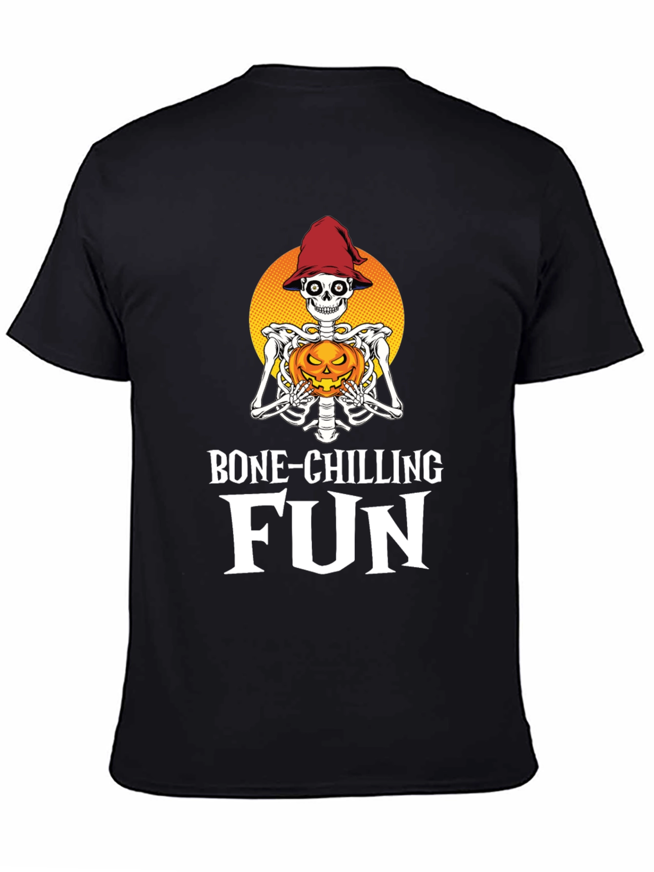 Bone-Chilling Fun Halloween Skeleton T-Shirt