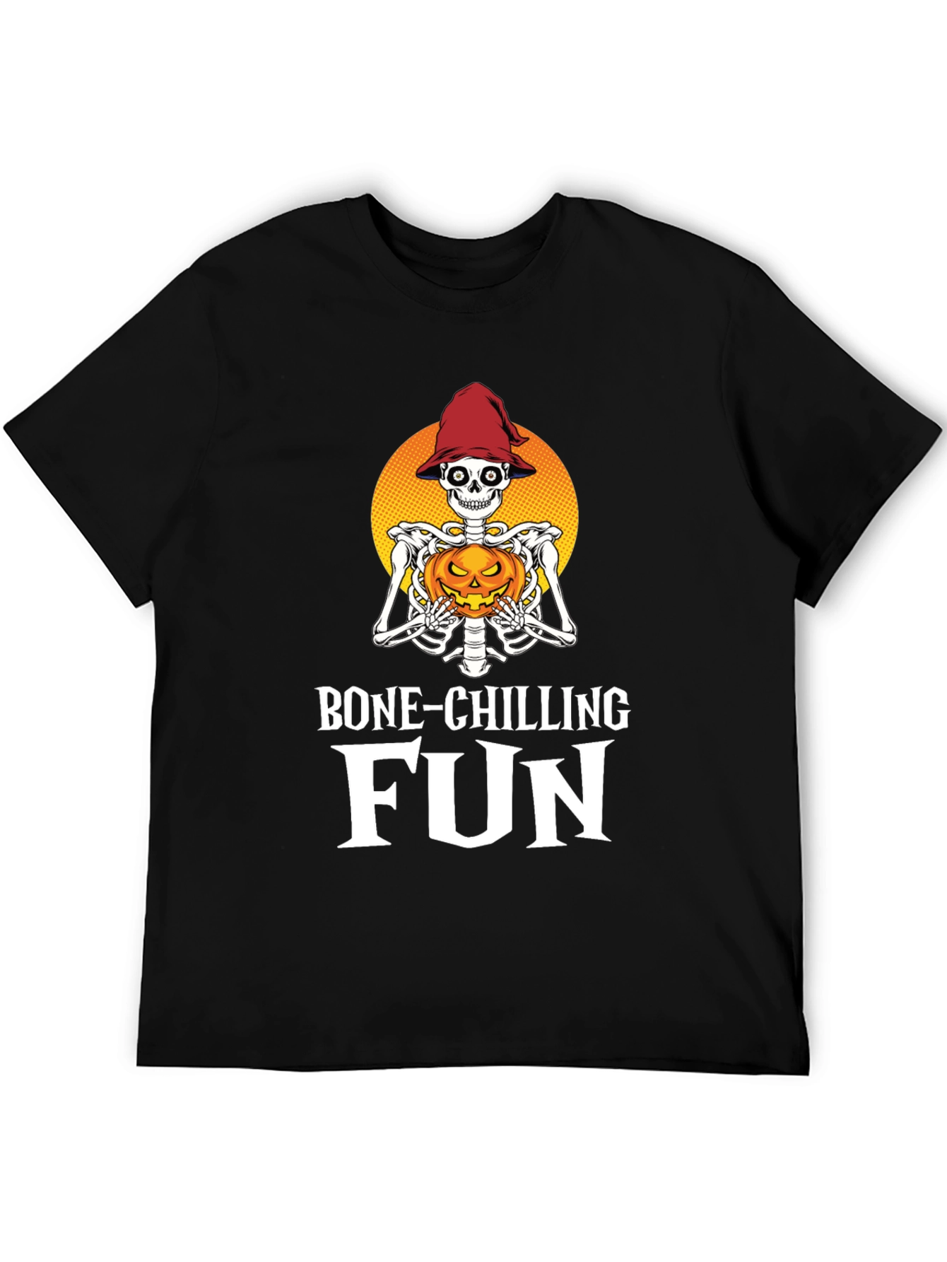 Bone-Chilling Fun Halloween Skeleton T-Shirt