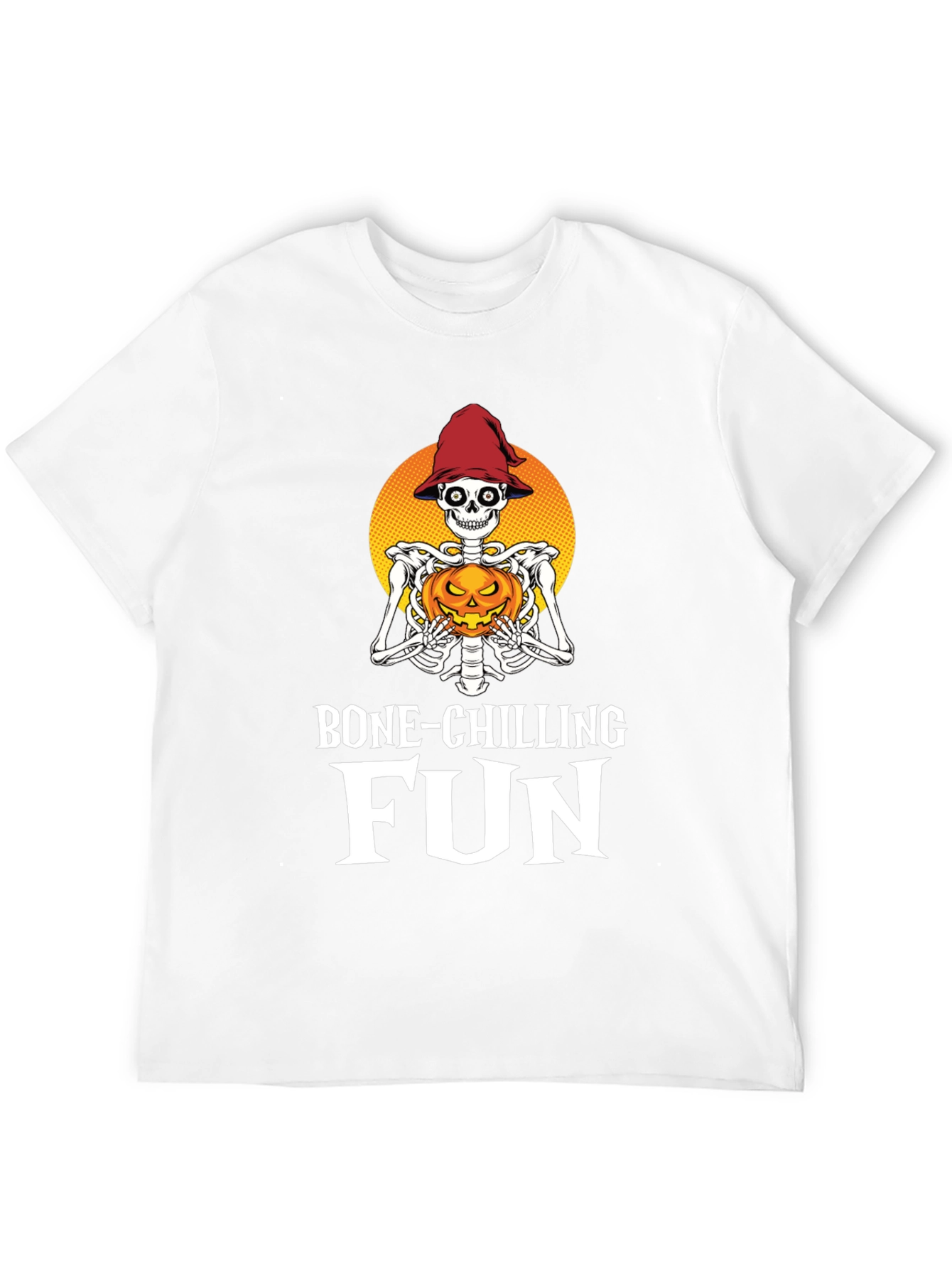 Bone-Chilling Fun Halloween Skeleton T-Shirt