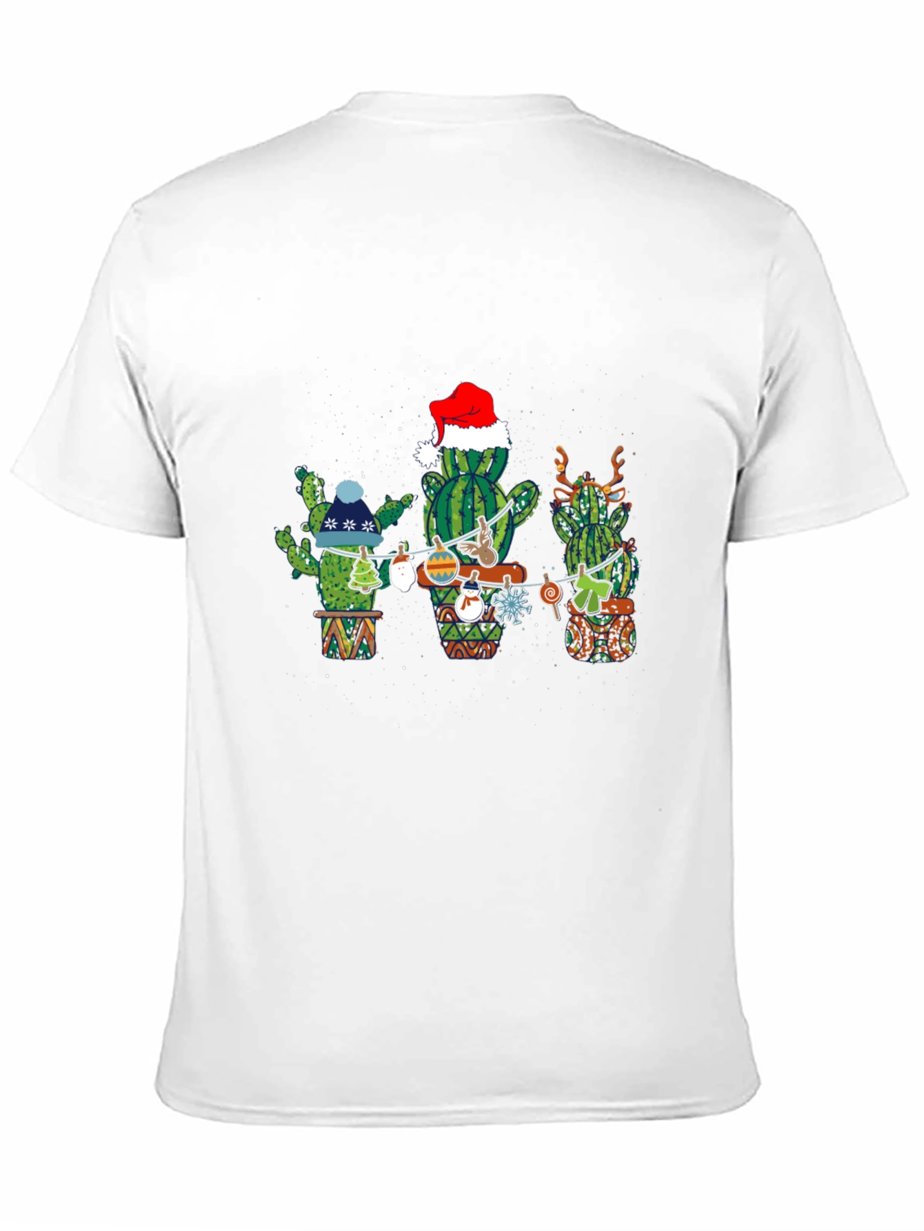Festive Cactus Holiday T-Shirt