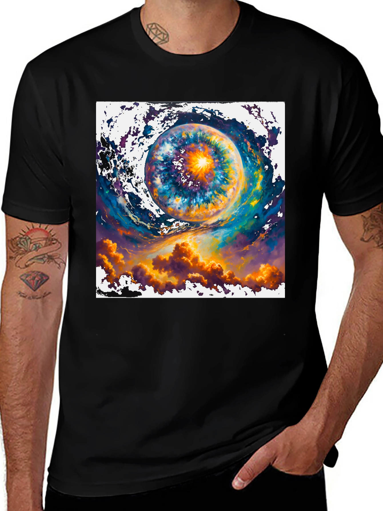 Eye of the Universe Black T-Shirt