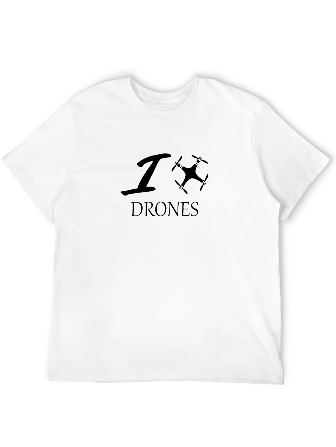 I Heart Drones T-Shirt - Black